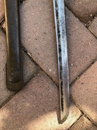 WWII JAPANESE Army officer`s NCO sword. 2