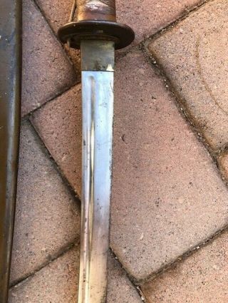 WWII JAPANESE Army officer`s NCO sword. 3