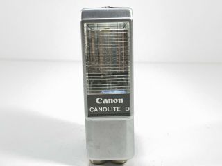 Vintage Canon Canonlite D Compact Camera Flash Canonet Ql17 Ql19 Giii