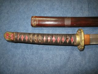 Japanese Ww2 Sword With Signed Tang