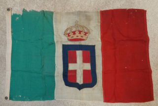Kingdom Of Italy Royal Naval Ensign Flag War Flag Ww2 Fascist Era Sterling 2x3