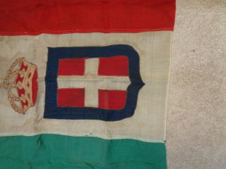 Kingdom of Italy Royal Naval Ensign Flag War Flag WW2 Fascist Era Sterling 2x3 6