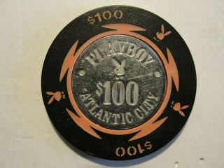 Vintage Playboy Club Casino Chip From Atlantic City This Is A 100.  00 Chip