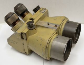 Wwii D.  F.  10x80 Dkl Schneider Kreuznach Flak Binoculars German Partially Cleaned