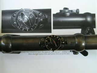 WW2 GERMAN ZF39 ZEISS Zielsechs 6x Sniper Scope Mauser K98 Wehrmacht Low Turret 2