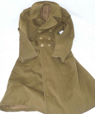 Wwii Us Army Brigadier General Named Doeskin Officer Overcoat 15th Army Group