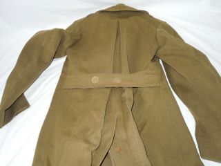 WWII US Army Brigadier General Named Doeskin Officer Overcoat 15th Army Group 3