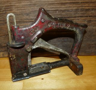 Vintage Red Devil No1 Window Glazing Point Driver Stapler Old Antique Cast Tool