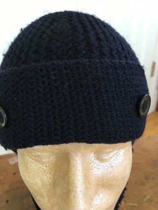 WWI WWII US Navy USN Wool Knit Hat Watch Cap Private Purchase Rare 2