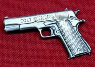 Colt Firearms Factory Sterling Silver 1911 Pin Colts 1st Pin 1938