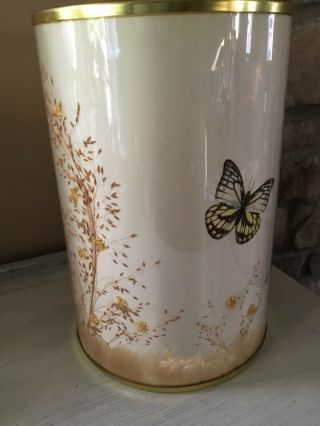 Vintage Van Briggle Butterfly Lamp Shade Mid Century Boho 3