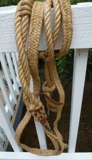 Vintage - Rodeo Bull Rope - Pre - Owned 150 " End To End - Unknown If Ever