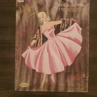 Paper Dolls Vintage,  Hollywood Glamour,  Bonnie Books,  1958 - Leigh - Mor,  Cat 2771