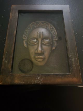African/asian Ceremonial Masks Shadow Box (set Of 2)