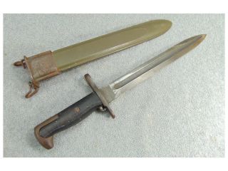 M1 Bayonet Ol Oneida Limited 1943 Garand Scabbard Springfield M1903a3 Remington