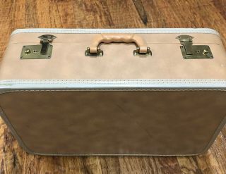 Vintage Hardside Suitcase Luggage Burlesque Case Valise 21 " Wedding