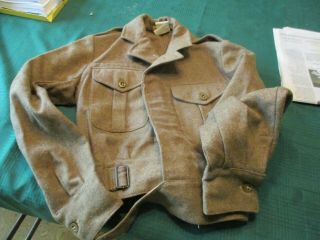 1939 Ww2 British Battle Dress Tunic Jacket Military Army