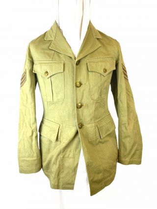 Ww2 Canadian Rcaf Sgt Tropical Service Dress Tunic Jacket