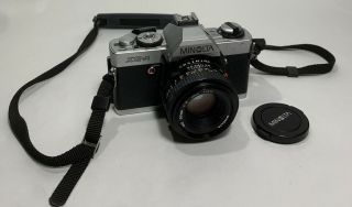 Minolta XG - A 35mm SLR Film Camera Vintage With 50mm 1:2 Lens 2