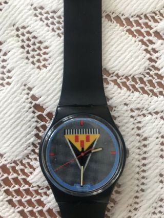 Vintage Swatch Watch,  1988,  Very Rare,  In Case