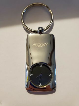 Argosy Casino & Hotel Lawrenceburg Indiana Watch Clock Time Key Chain