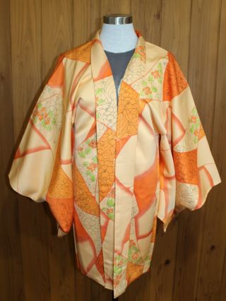 Vintage Japanese Silk Kimono Jacket Women 