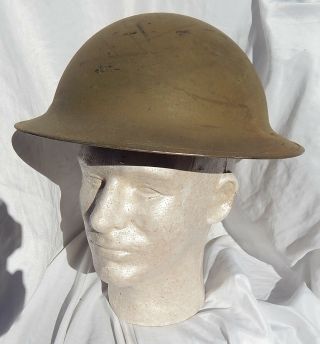 Ww2 British Army Soldier Mk Ii Helmet Dated 1941 Made By H & S,  Size 7