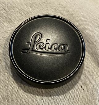 Vintage Leica A42 39mm Push - On Black Lens Cap For 35mm & 50mm Summicron,