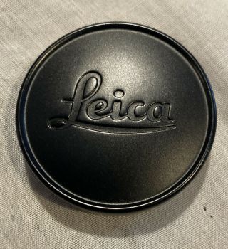 Vintage Leica A42 39mm Push - On Black Lens Cap for 35mm & 50mm Summicron, 2