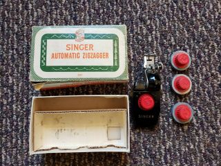 Vintage Singer Automatic Zigzagger 160986 For 301 & 301a Usa Made 1954