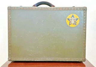 Wwii 1940s Us Navy Seapack Hartmann Military Suitcase Luggage Usn