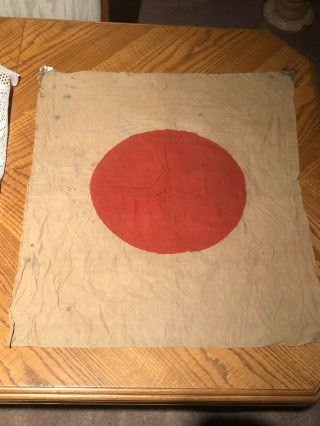 Vintage Japanese Wwii Flag Veteran Bring Back