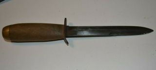 WWII US M3 Case Fighting Knife with Wood Handle M8 Sheath 2