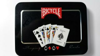 Bicycle Playing Cards In Collector Tin 2 Decks