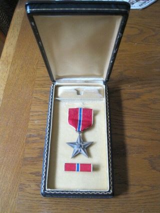 Us Military Named Bronze Star Medal 6th.  Infantry Division Luzon,  Philippines