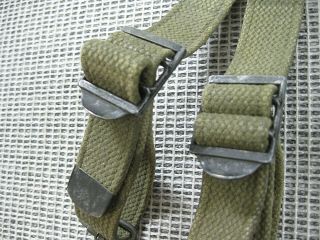 US Army WW2 M1936 Combat Suspenders provisional pattern O.  D. 3