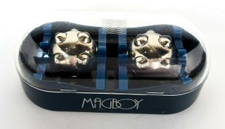 Nikken Magboy Massage Therapy Magnetic Balls W/ Case And Lid 302220 Japan Vtg