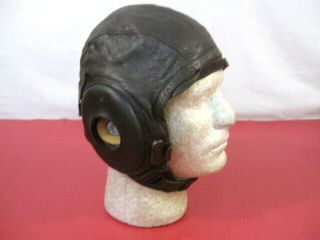 Wwii Us Army Air Force Aaf Type A - 11 Leather Pilot Flying Helmet - Large 1944 2