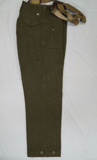 Ww2 Canadian P37 Battle Dress Trousers Pants