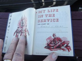 WW2 SERVICEMAN DIARY.  MY LIFE IN THE SERVICE,  INSCRIBED 1943 - 1945, 3