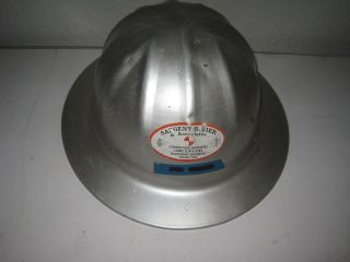 Vintage B F McDonald Co B9 Safe T Hat Hard Aluminum Work Full Rim Large 2