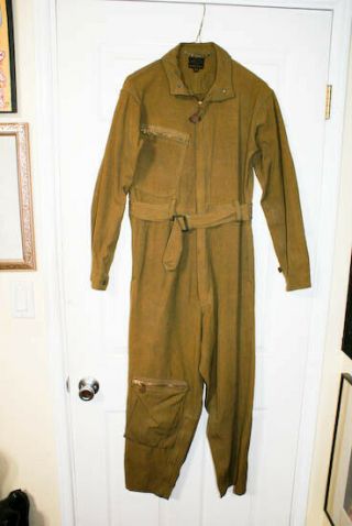 Ww2 Us Army Airforce Summer Type A - 4 Pilot Aviation Flight Suit