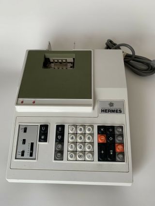 Vintage Hermes Precisa International Model 210 Mechanical Calculator