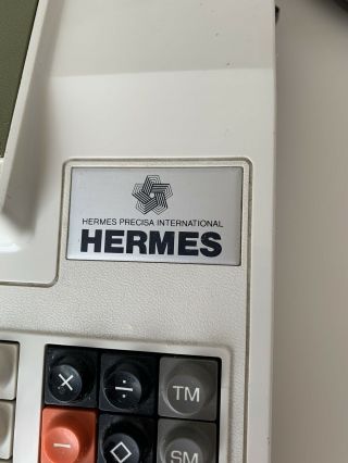 Vintage Hermes Precisa International Model 210 Mechanical Calculator 2