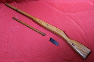Wwii Russian Mosin Nagant 91/30 Rifle Wooden Stock With Hand Guard & Butt Plate.