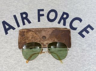 1/10 12k Gold Filled Ww2 World War Ii Us Air Force Ray Ban Aviator Sunglasses