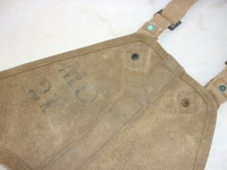 WW2 GI M1929 Medic Bag Suspenders - - 3