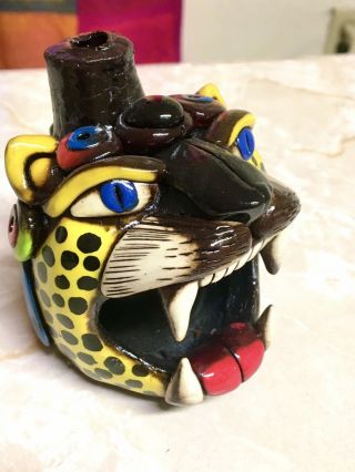 Aztec Jaguar Whistle Large