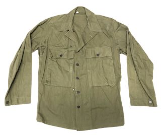 Nos Us Army Hbt Field Jacket 1944 Ww2 Wwii