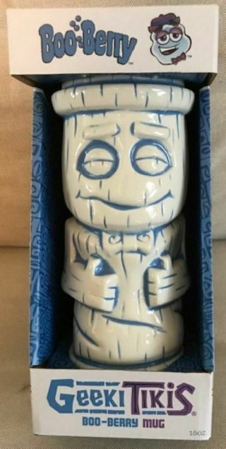 Geeki Tikis Mug - Monster Cereal Boo Berry 18oz Ceramic Mug